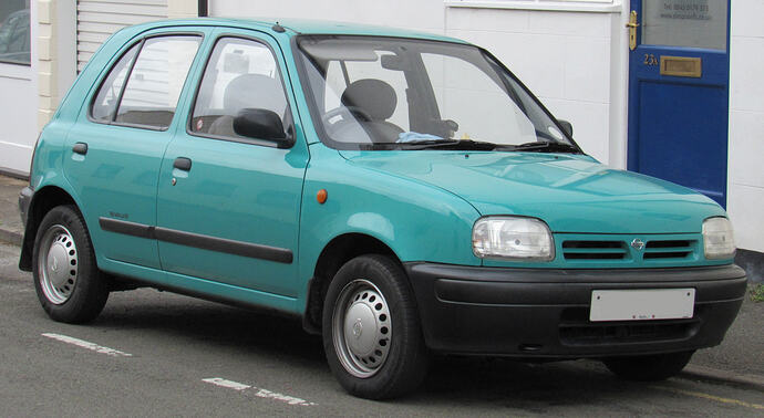 1995_Nissan_Micra_L_1.0_Front