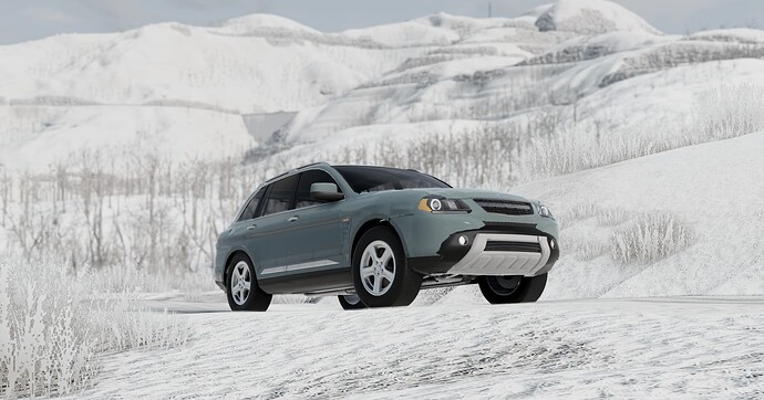 Careening through the mountains via the power of luck!