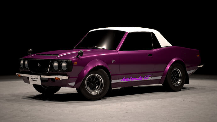 Mamushi Avalanche GTC concept '75 in Sunrise Lavender Met./Frozen White Met. (Front)