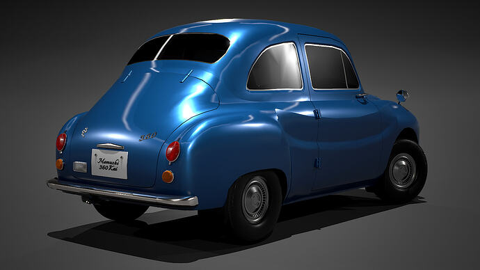 Mamushi 360 '62 facelift in Blueberry Met. (Rear)