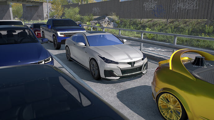 the speed car jumpscare