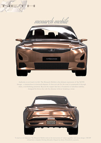 Authority is not loud; it is felt. The Monarch Mobile is the ultimate expression of the NETH lineage—a masterclass in structural elegance. It does not ask for the road; it commands it through sile (2)