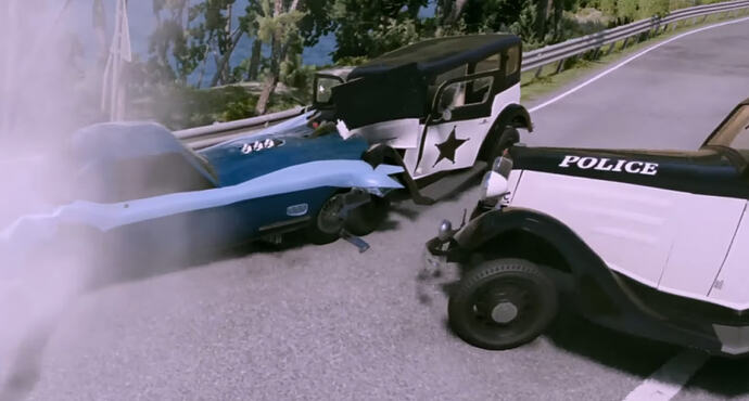 The crash that saved the company