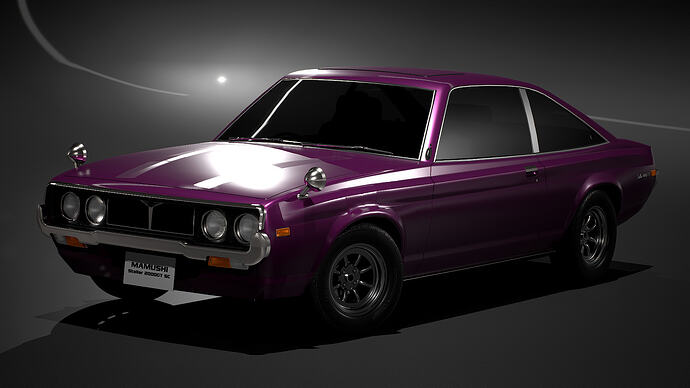 Mamushi Stellar 2000GT SC '73 finished in Sunrise Lavender Met. (Front)