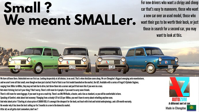 The AZ1 - AutoZum's First Car... and Angelustyle's first challenge car in like 8 months...