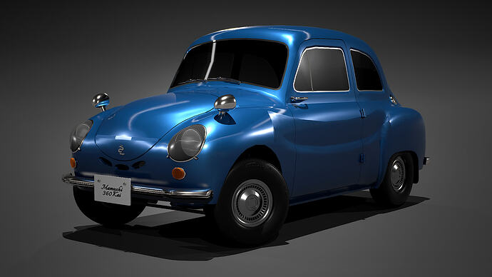 Mamushi 360 '62 facelift in Blueberry Met. (Front)