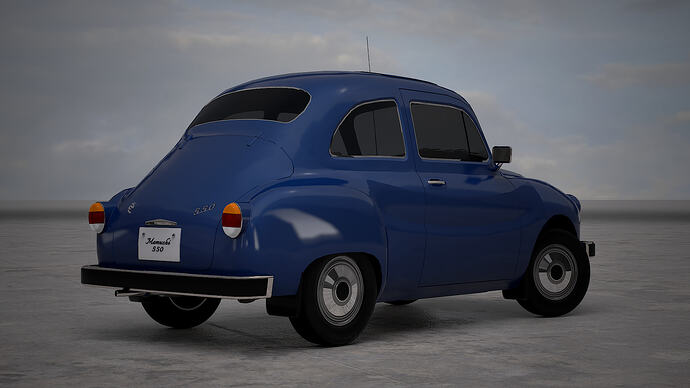 Mamushi 550 1978 (Mk5) finished in Oceanic Blue Metallic (Rear)