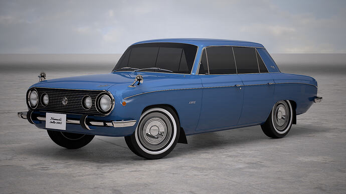 Mamushi Stellar 1500S '59 finished in Blueberry Met. (Front)