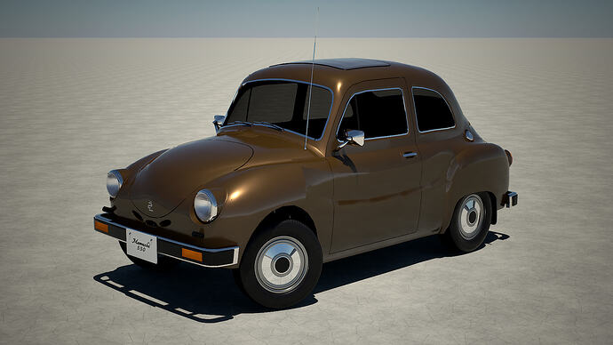 Mamushi 550 1978 (Mk5) finished in Olympic Gold Metallic (Front)