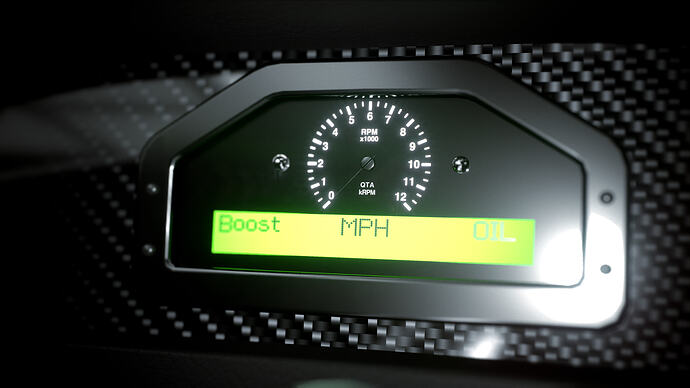 QTA Racing Systems Gauge