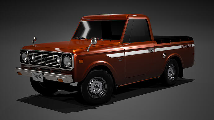 Mamushi Kasete (100 Kai) '78 finished in Spicy Orange Metallic (Front)