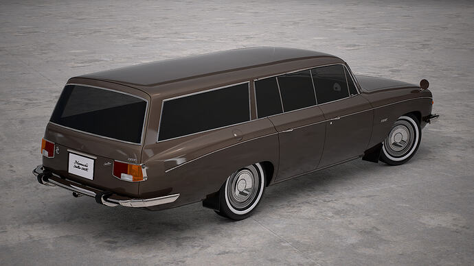 Mamushi Stellar 1500E '59 finished in Bronze Met. (Rear)