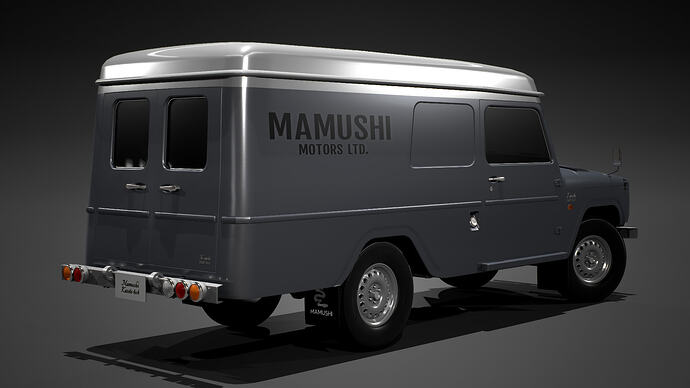 Mamushi Kasete 1500V 4x4 '59 finished in Silver Met. (Rear)