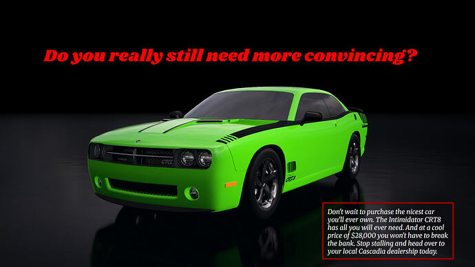 2013 Cascadia Intimidator CRT8 Ad Brochure - Google Slides and 5 more pages - Personal - Microsoft​ Edge 4_17_2026 10_41_22 PM