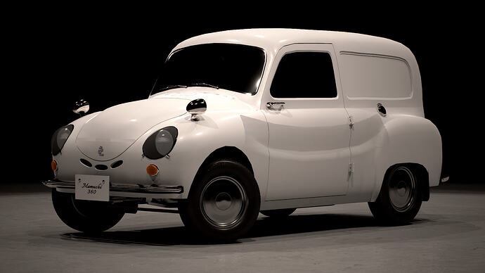 Mamushi 360 1971 (Mk4) Van finished in White (Front)