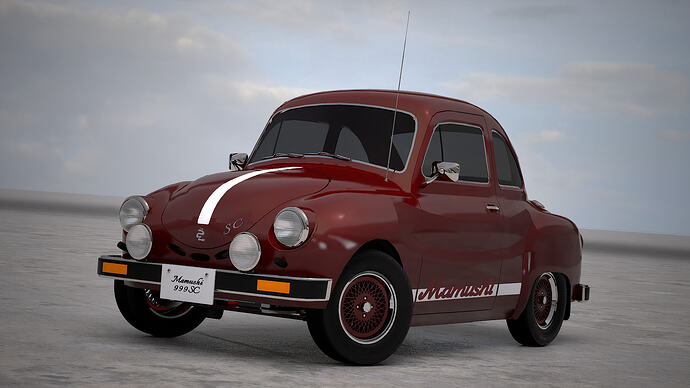 Mamushi 999 Supercharger 1978 (Mk5) finished in Spicy Red Metallic (Front)