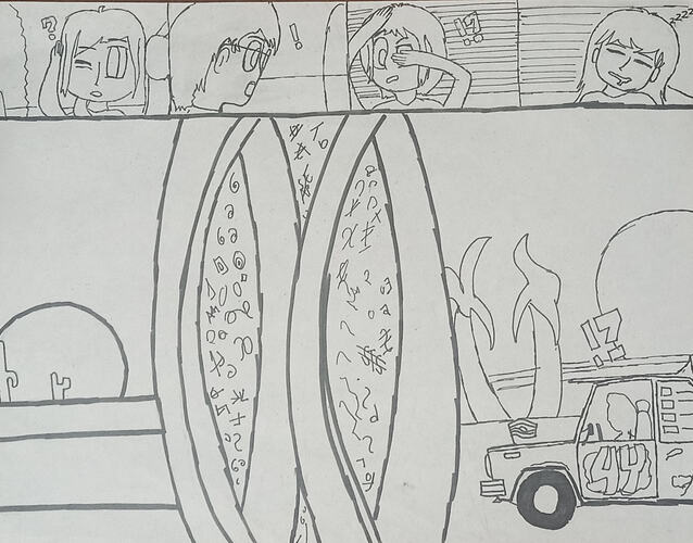 Inconsistencies with my drawings... There are plenty. Yes, some drawings won't be coloured.