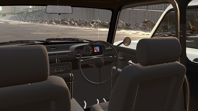 Not the greatest interior, but, hey, it's something!