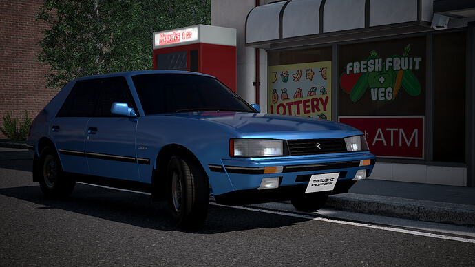 Mamushi Stellar 1500H '85 finished in Blueberry Metallic (Front)