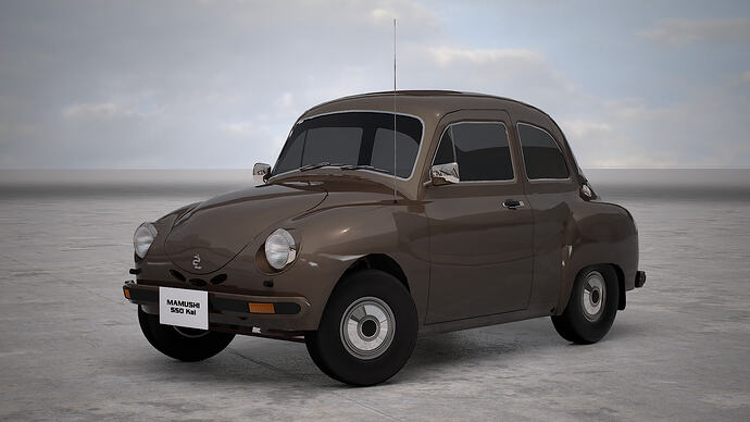 Mamushi 550 Saloon Kai '75 finished in Bronze Met. (Front)