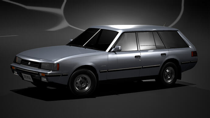 Mamushi Stellar 1500E '85 finished in Silver Metallic (Front)