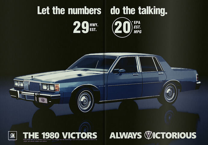 1980 Victor Montgomery Sedan Ad