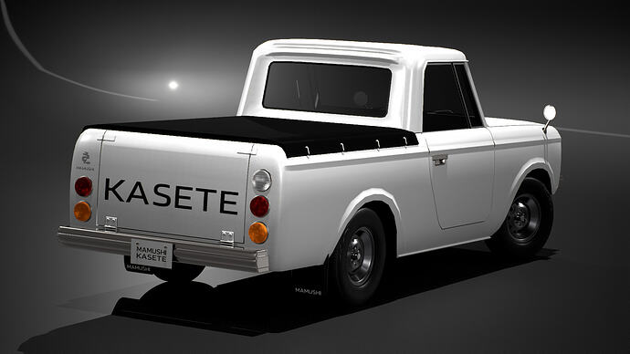 Mamushi Kasete (U100) '68 finished in White (Rear)