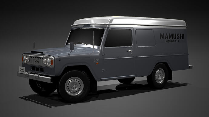 Mamushi Kasete 1500V 4x4 '59 finished in Silver Met. (Front)