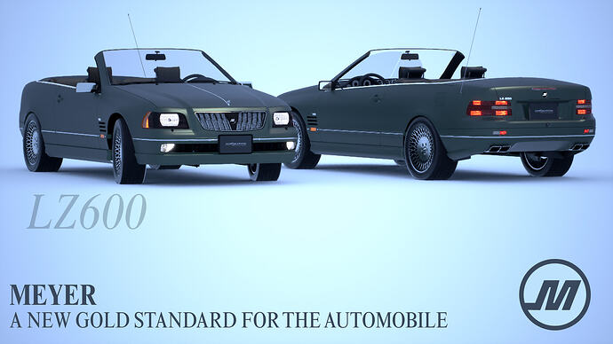 The launch of the LZ600 set a new benchmark for what a luxury convertible should be, with its cloud-like hydropneumatic suspension and buttery smooth 7.6 liter V12, it made any drive effortless and pleasant.