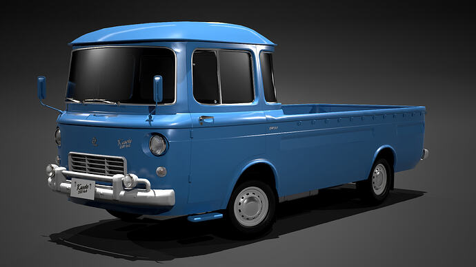 Mamushi Kasete 1500 4x4 '54 finished in Blueberry (Front)