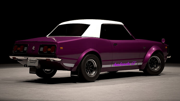Mamushi Avalanche GTC concept '75 in Sunrise Lavender Met./Frozen White Met. (Rear)