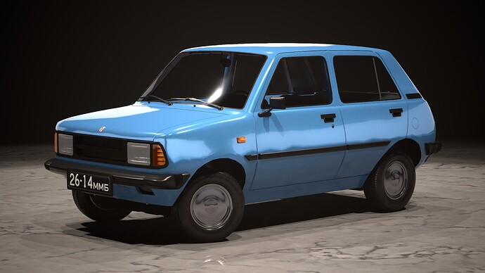 Kováč Nováček Báze (RUEx) '78 in Jemná Modrá (Soft Blue)