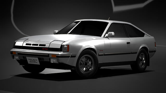 Mamushi Starlight 2000C SC-AWD '85 finished in Snowfall White Pearl (Front)