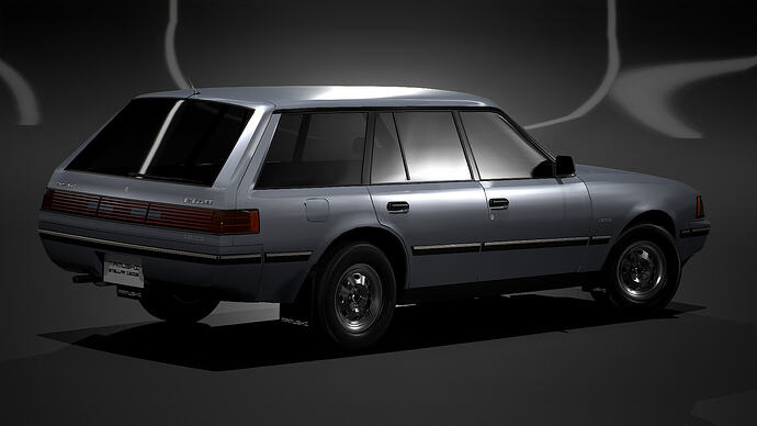 Mamushi Stellar 1500E '85 finished in Silver Metallic (Rear)