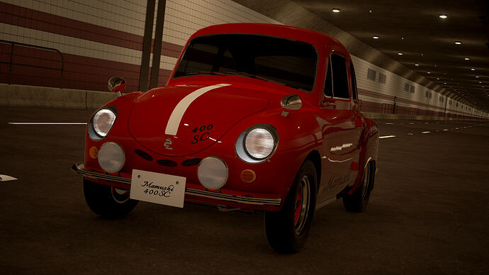 Mamushi 400 Supercharger 1971 (Mk4) finished in Red (Front)